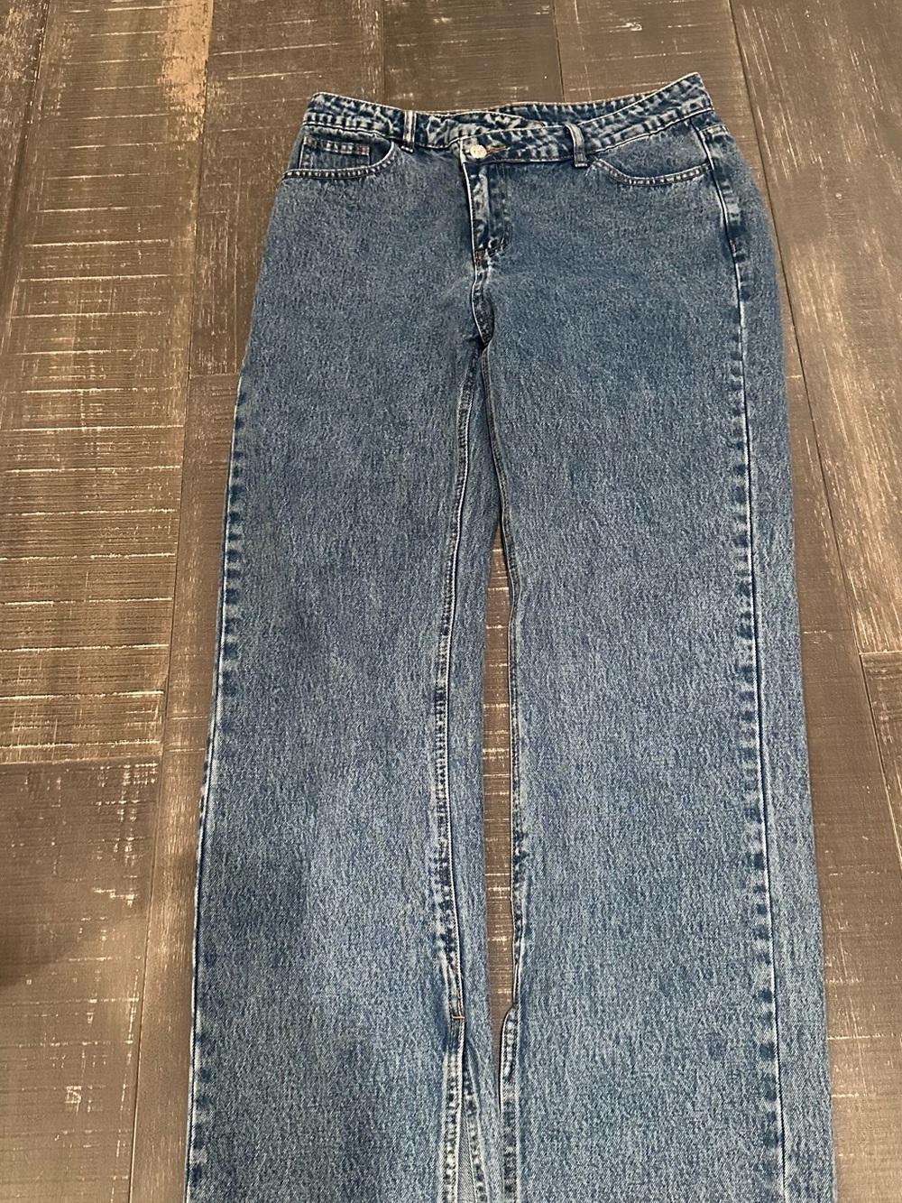 SHEIN Medium Wash Straight Leg Women's Jeans